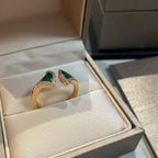 ¡®Jewelicorn¡¯DREAM MALACHITE DIAMOND OPEN RING