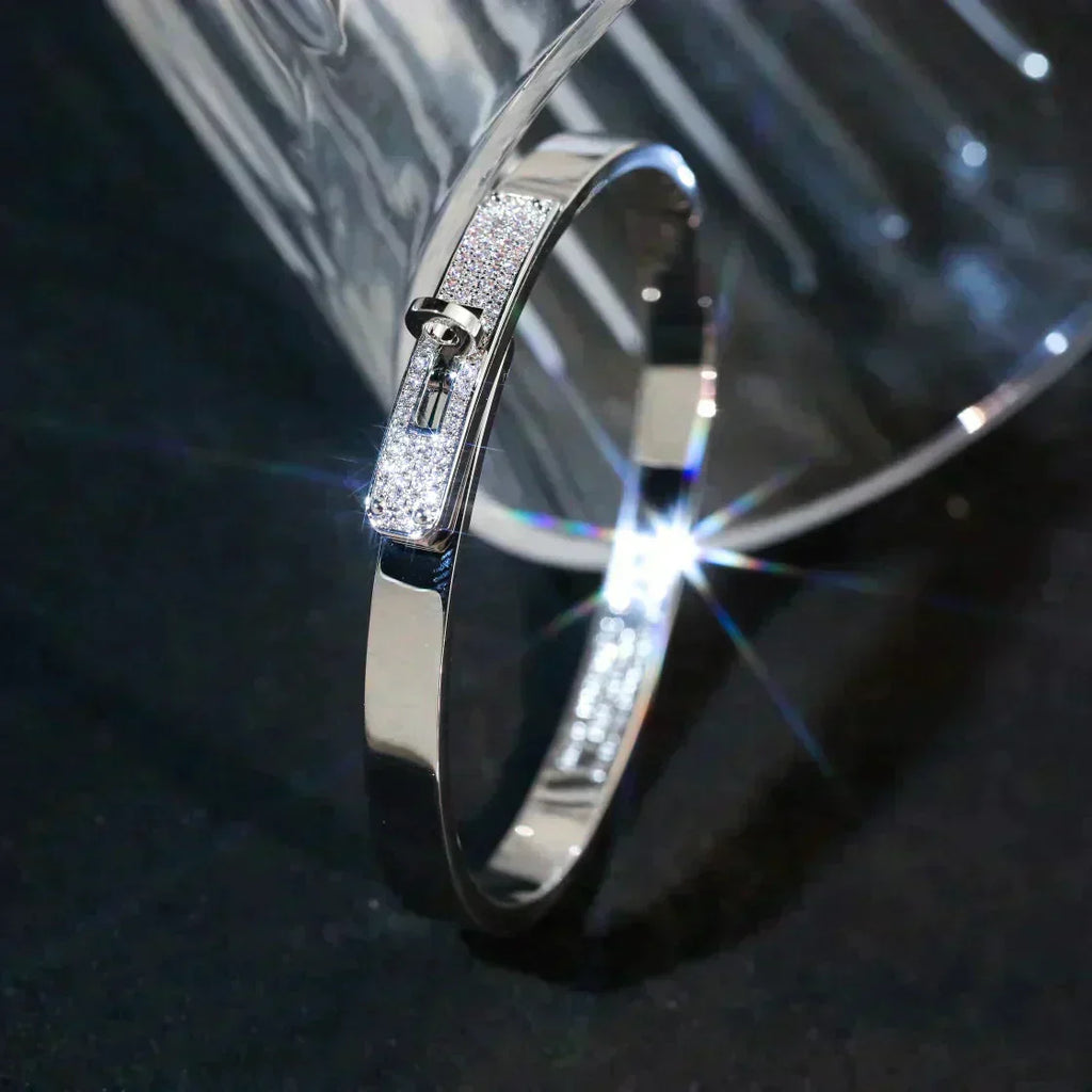 ¡®Jewelicorn¡¯KELLY SILVER DIAMOND BRACELET