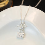 ¡®Jewelicorn¡¯POP H PEDANT SILVER NECKLACE