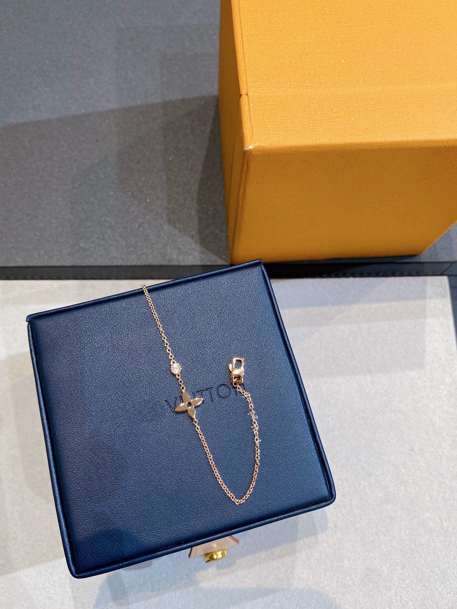 ¡®Jewelicorn¡¯STAR DIAMOND PINK GOLD BRACELET