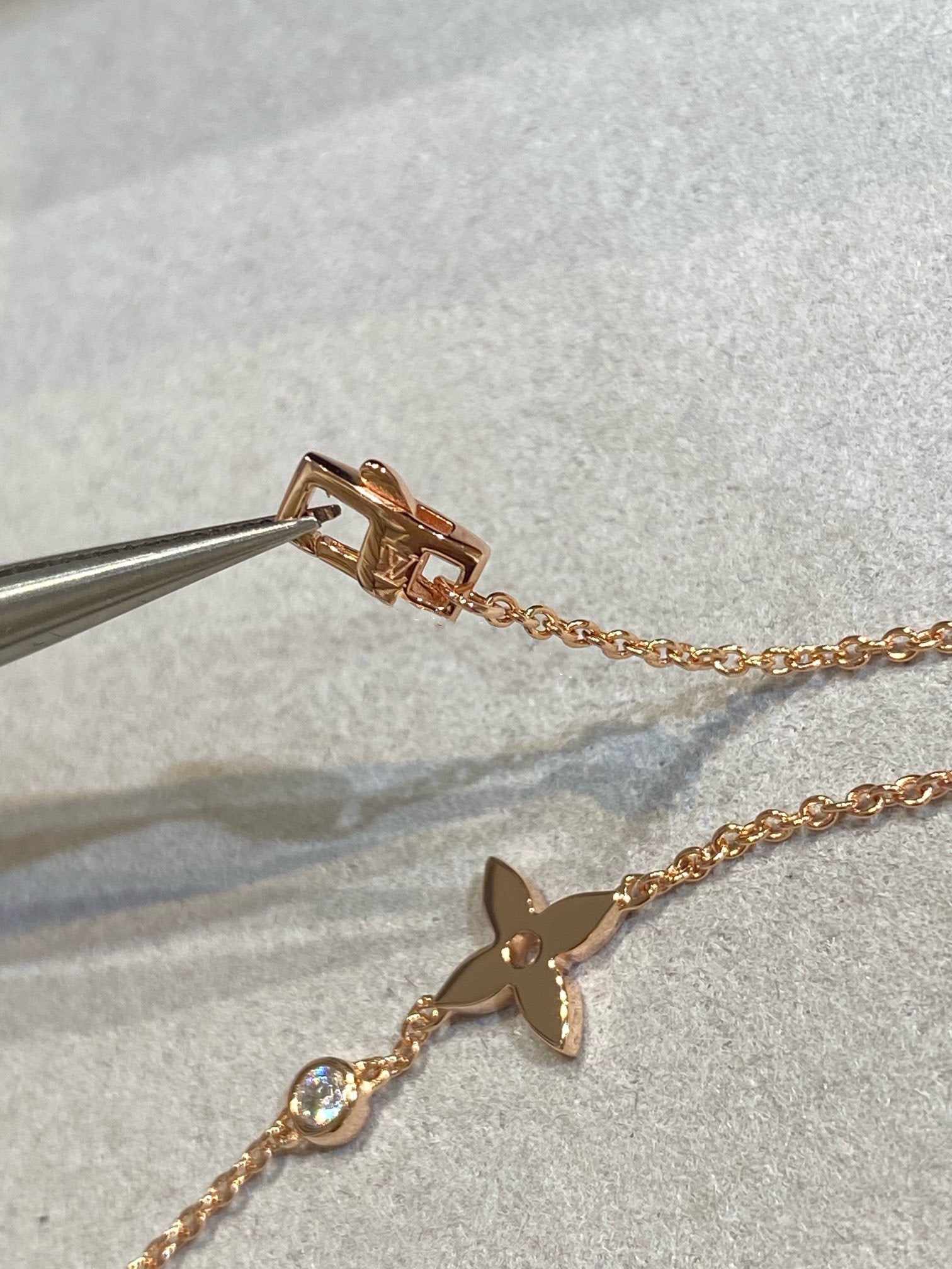 ¡®Jewelicorn¡¯STAR DIAMOND PINK GOLD BRACELET