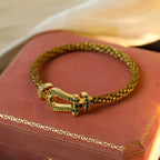 ¡®Jewelicorn¡¯FORCE 10 GOLD GREEN DIAMOND PAVED