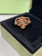 ¡®Jewelicorn¡¯CLOVER RIVERSIBLE ROSE GOLD RING