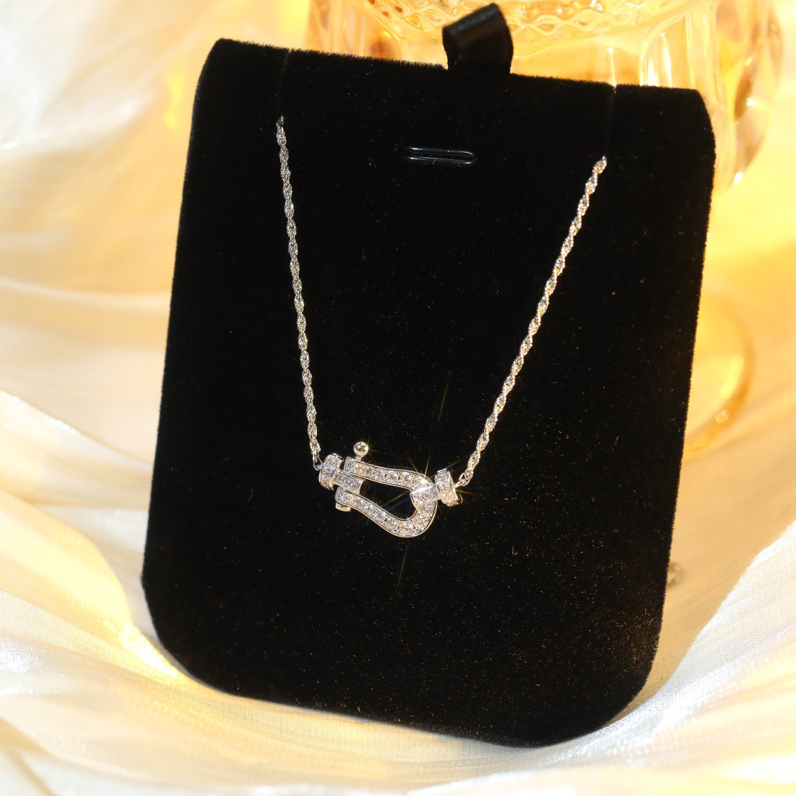 ¡®Jewelicorn¡¯FORCE 10 DIAMOND SILVER NECKLACE MINI MODEL