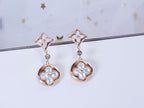 ¡®Jewelicorn¡¯STAR AND SUN PINK GOLD MOP DROP EARRINGS