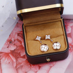 ¡®Jewelicorn¡¯STAR AND SUN PINK GOLD MOP DROP EARRINGS