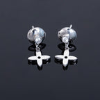 ¡®Jewelicorn¡¯VIDYLLE SILVER DIAMOND MINI DROP EARRINGS