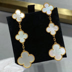 ¡®Jewelicorn¡¯CLOVER MOP 3 MOTIFS GOLD EARRINGS