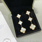 ¡®Jewelicorn¡¯CLOVER MOP 3 MOTIFS GOLD EARRINGS