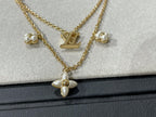 ¡®Jewelicorn¡¯FLOWERGRAM GOLD MOP DOUBLE ROW NECKLACE