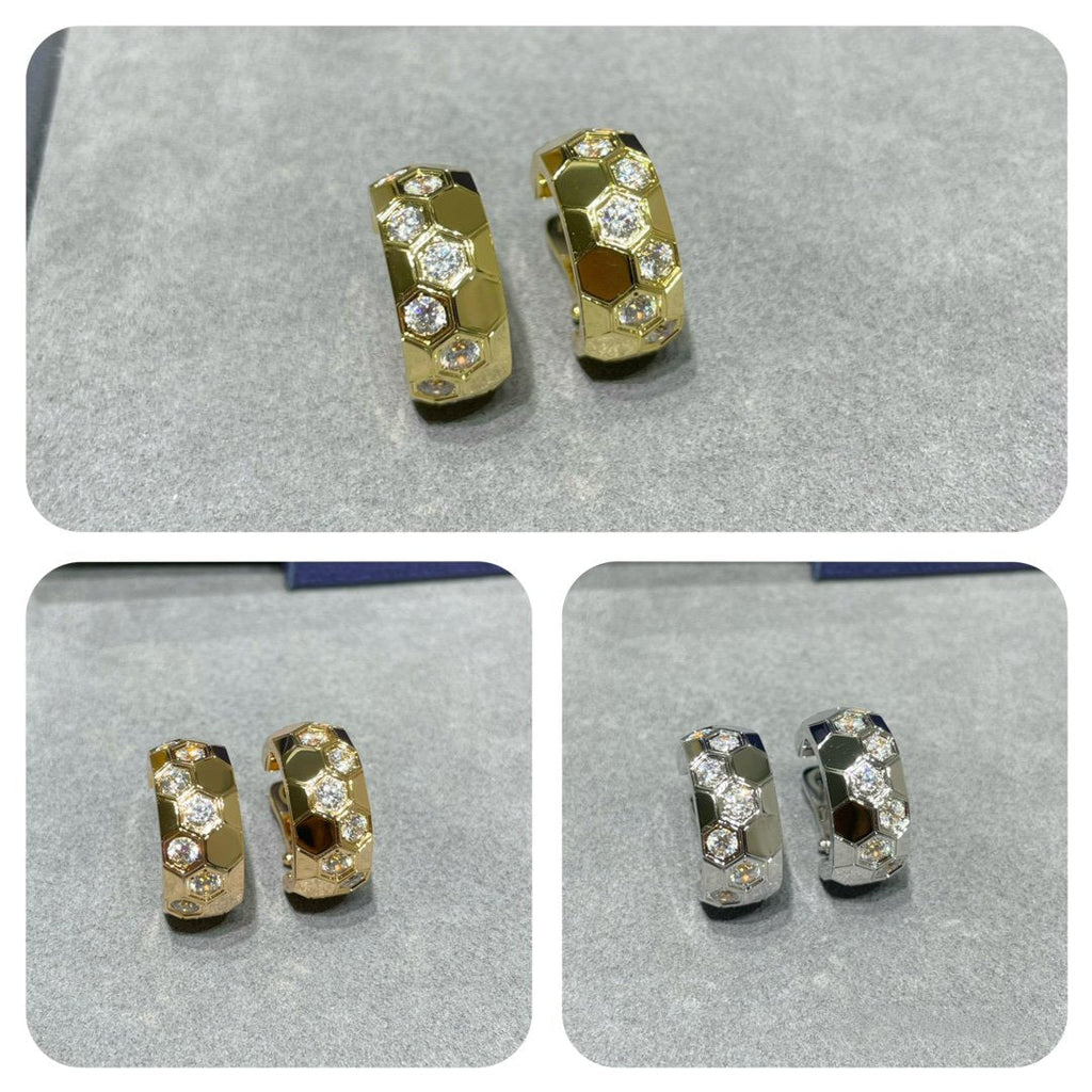 ¡®Jewelicorn¡¯BEE LOVE DIAMOND HOOP EARRINGS