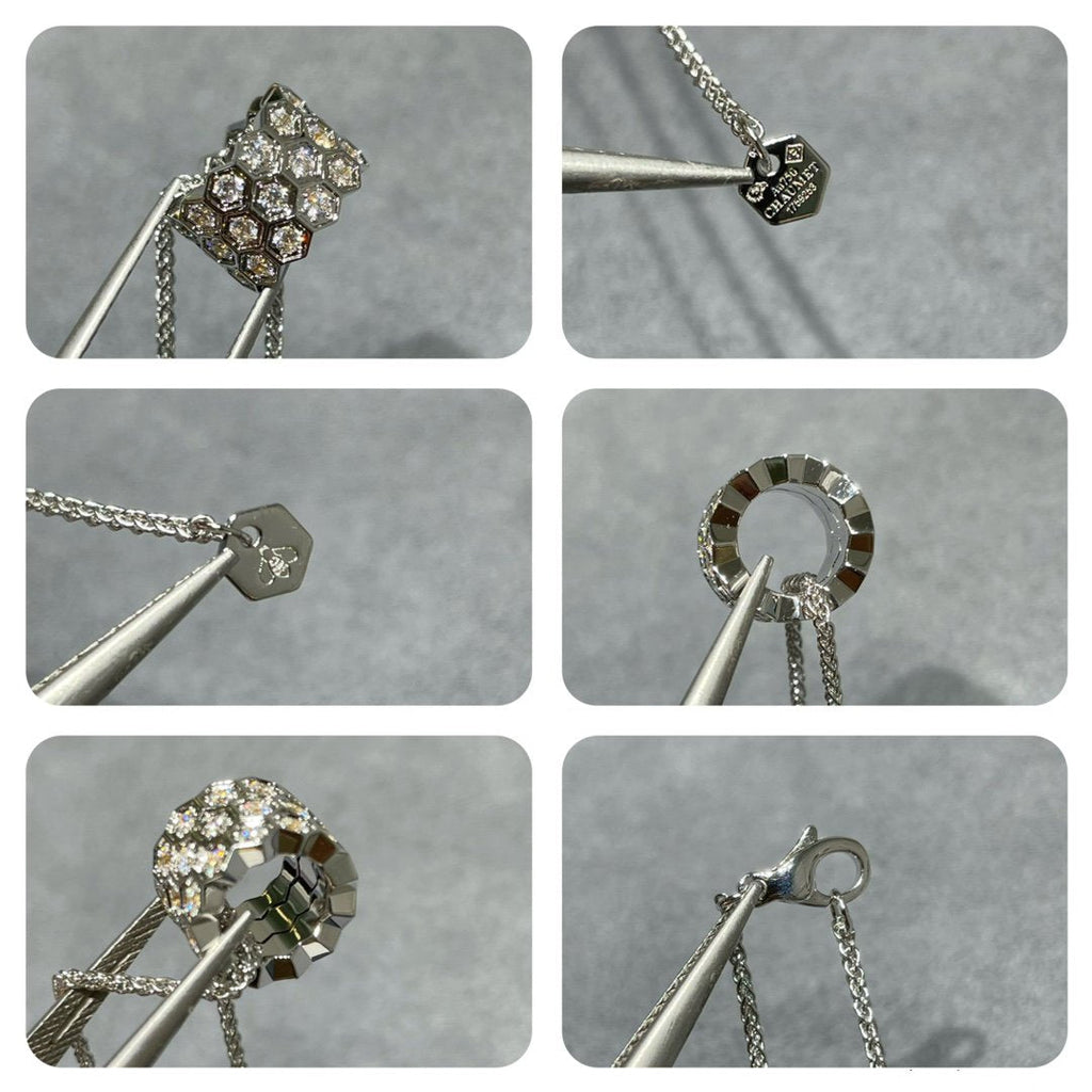 ¡®Jewelicorn¡¯BEE LOVE DIAMOND PAVED 3 ROW NECKLACE