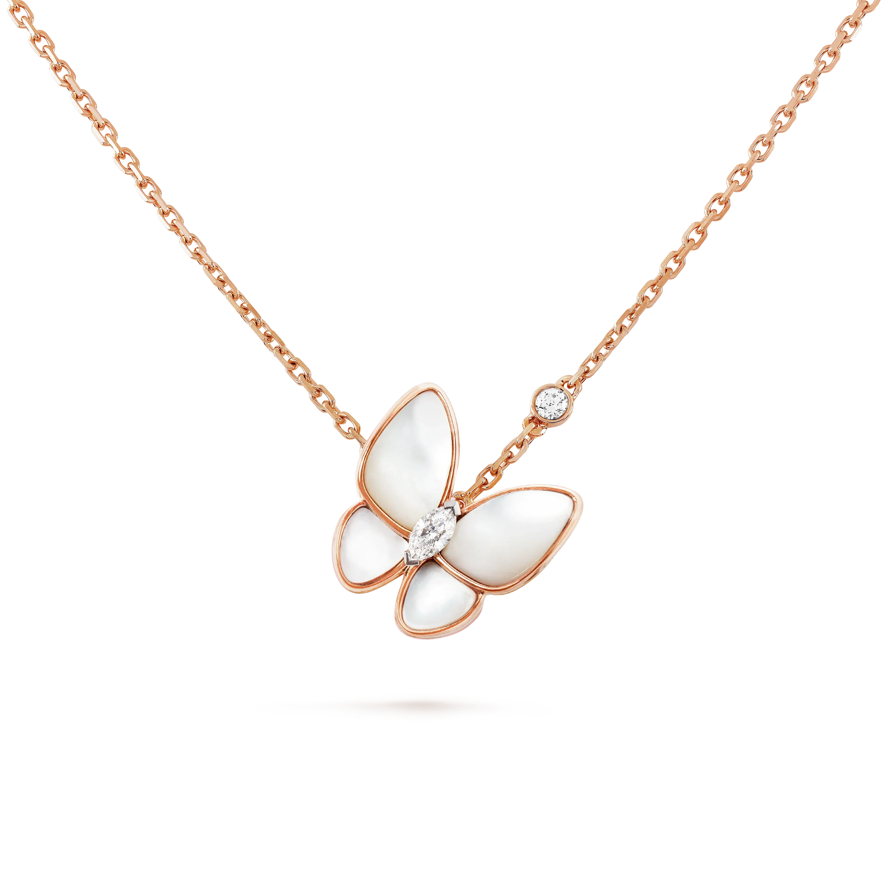 ¡®Jewelicorn¡¯BUTTERFLY MOP DIAMOND NECKLACE