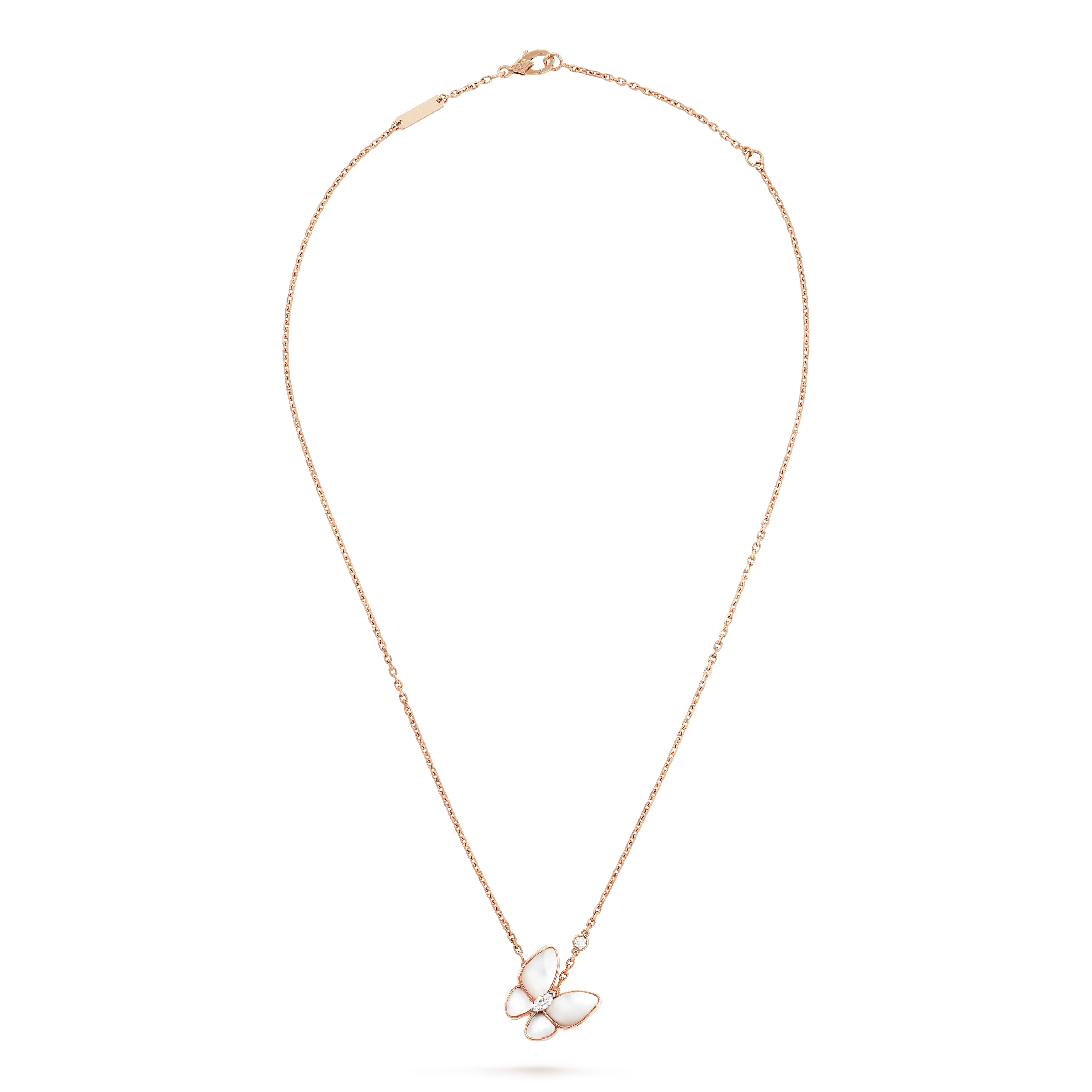 ¡®Jewelicorn¡¯BUTTERFLY MOP DIAMOND NECKLACE