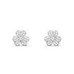 ¡®Jewelicorn¡¯CLOVER COMOS DIAMOND EARRINGS SILVER