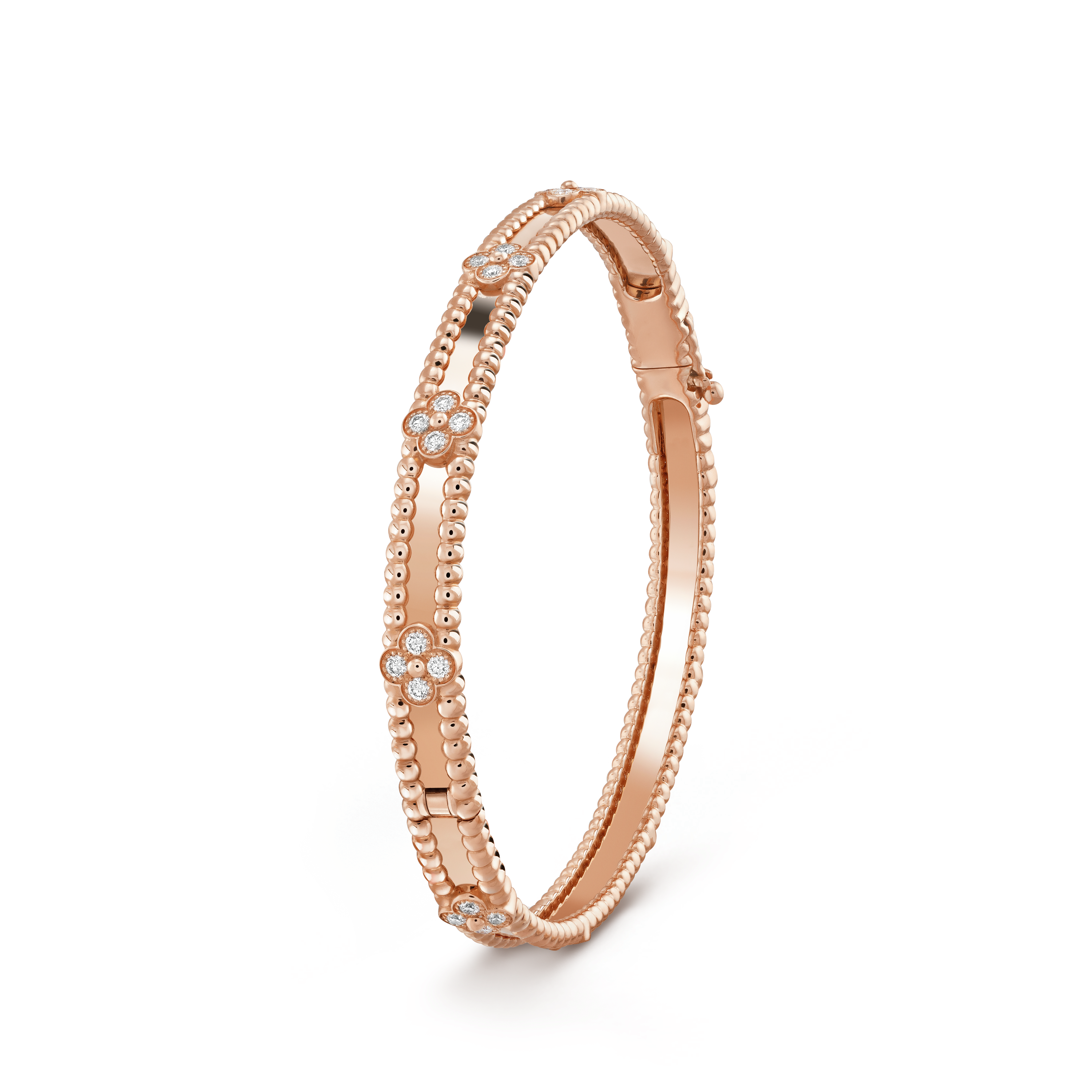 ¡®Jewelicorn¡¯CLOVER BRACELET 4MM DIAMONDS