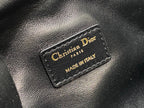 TRAVEL NOMAD POUCH 22 IN BLACK MACROCANNAGE LAMBSKIN