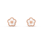 ¡®Jewelicorn¡¯LUCKY PINK GOLD WHITE MOP EARRINGS