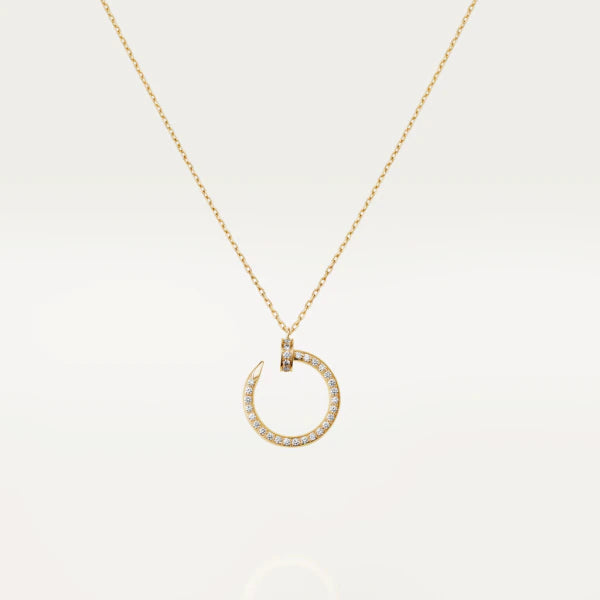 ¡®Jewelicorn¡¯JUSTE NECKLACE GOLD DIAMONDS