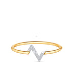 ¡®Jewelicorn¡¯VOLTE UPSITE DOWN GOLD DIAMOND BRACELET