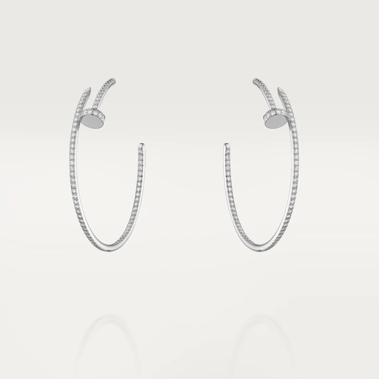 ¡®Jewelicorn¡¯JUSTE EARRINGS FULL DIAMONDS 1.8MM