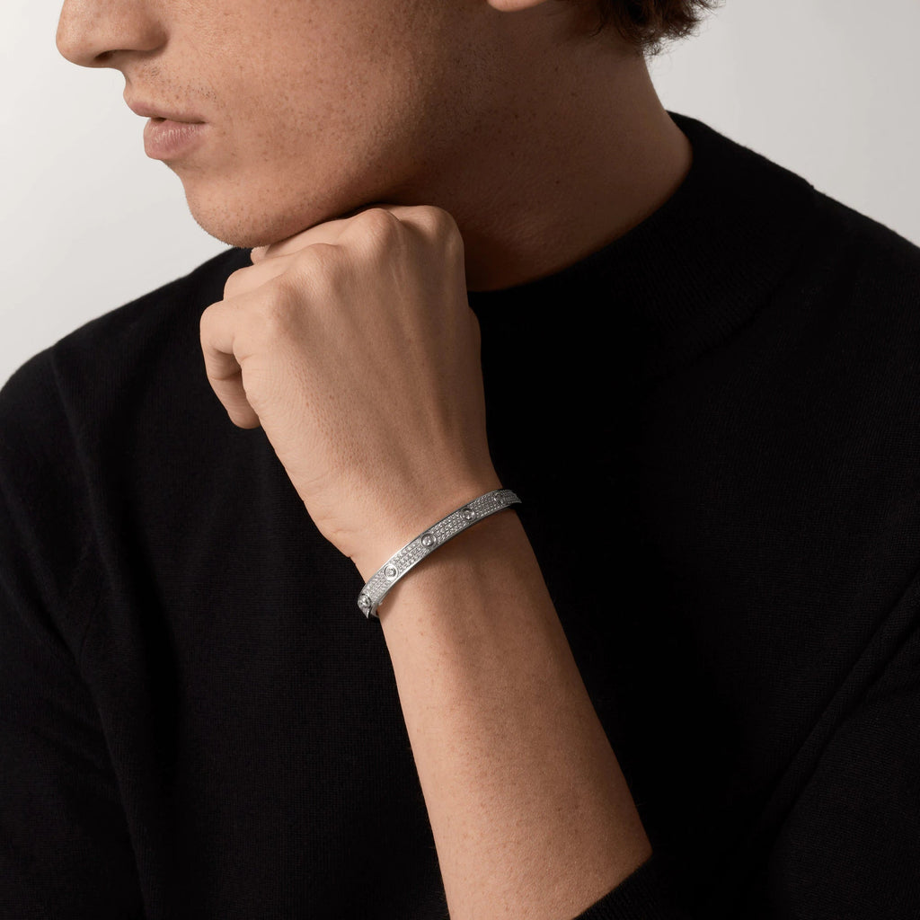 ¡®Jewelicorn¡¯LOVE BRACELET 6.1MM DIAMOND-PAVED 10 BIG DIAMONDS