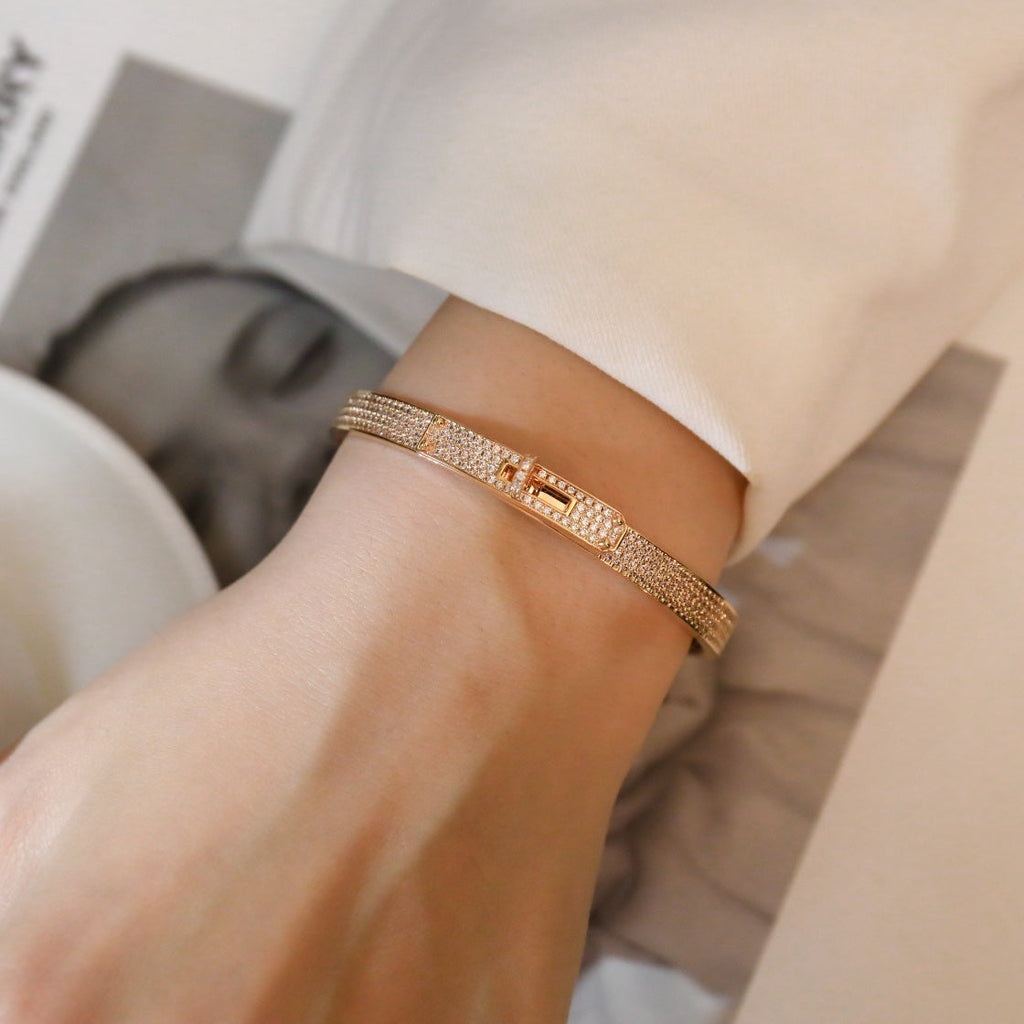 ¡®Jewelicorn¡¯KELLY BRACELET DIAMOND PAVED