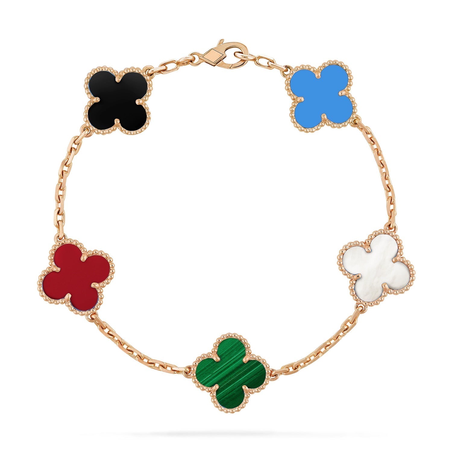 ¡®Jewelicorn¡¯CLOVER 5 MOTIFS MULTICOLOR  BRACELET
