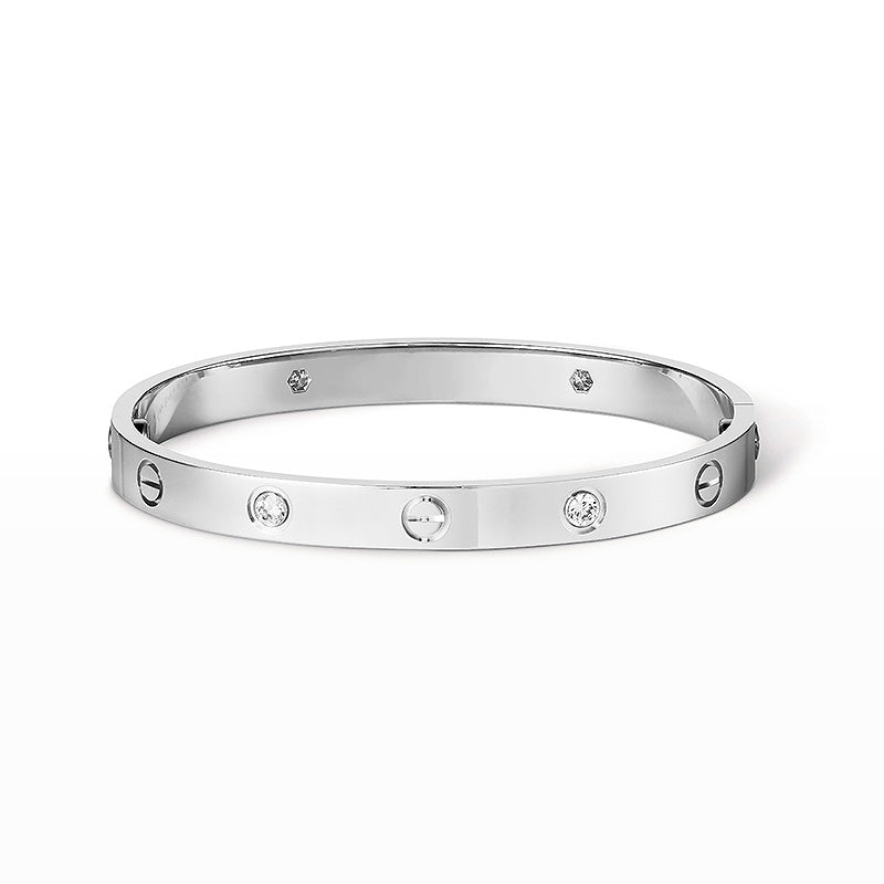 ¡®Jewelicorn¡¯LOVE BRACELET 6.1MM 4 DIAMONDS
