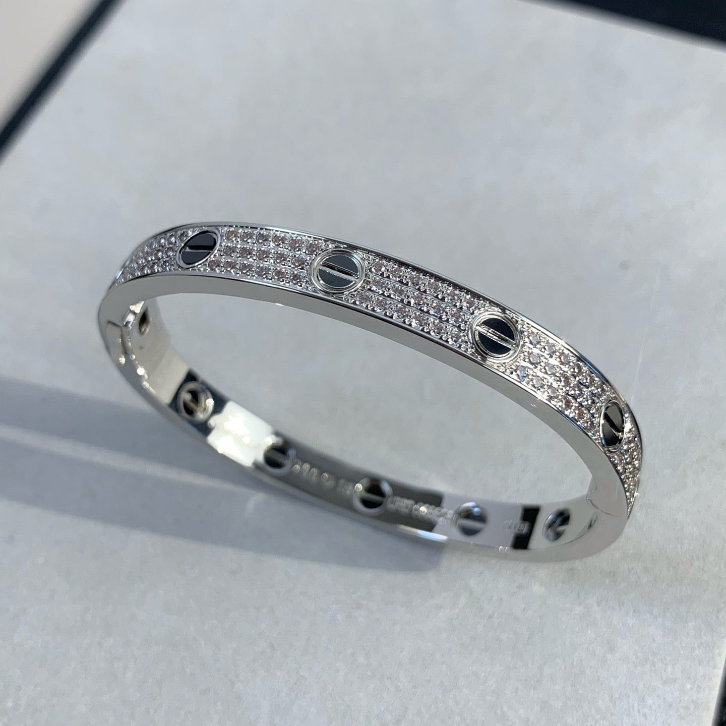 ¡®Jewelicorn¡¯LOVE BRACELET 6.1MM DIAMOND-PAVED CERAMIC
