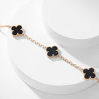 ¡®Jewelicorn¡¯CLOVER 10 MOTIFS ONYX NECKLACE