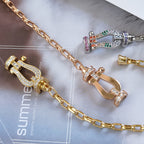 ¡®Jewelicorn¡¯FORCE LARGE HORSESHOE CLASP  METAL BRACELET