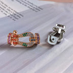 ¡®Jewelicorn¡¯FORCE LARGE HORSESHOE  COLORED DIAMOND BRACELET ROSE GOLD