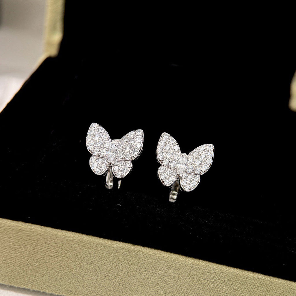 ¡®Jewelicorn¡¯BUTTERFLY ALL DIAMOND EARRINGS