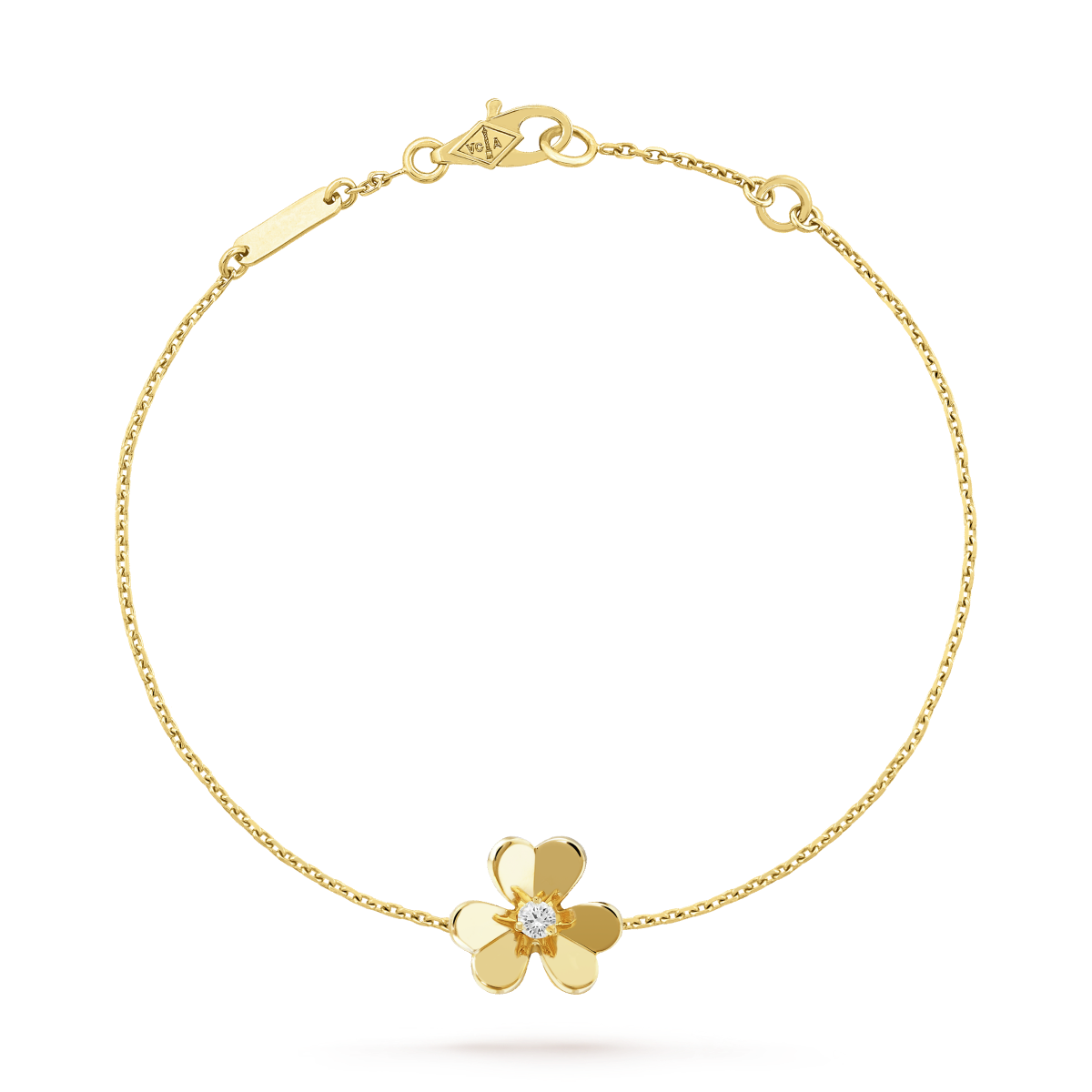 ¡®Jewelicorn¡¯FRIVOLE GOLD FLOWER PINK MALACHITE BRACELET