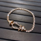 ¡®Jewelicorn¡¯FORCE  HORSESHOE  DIAMOND TENNIS BRACELET