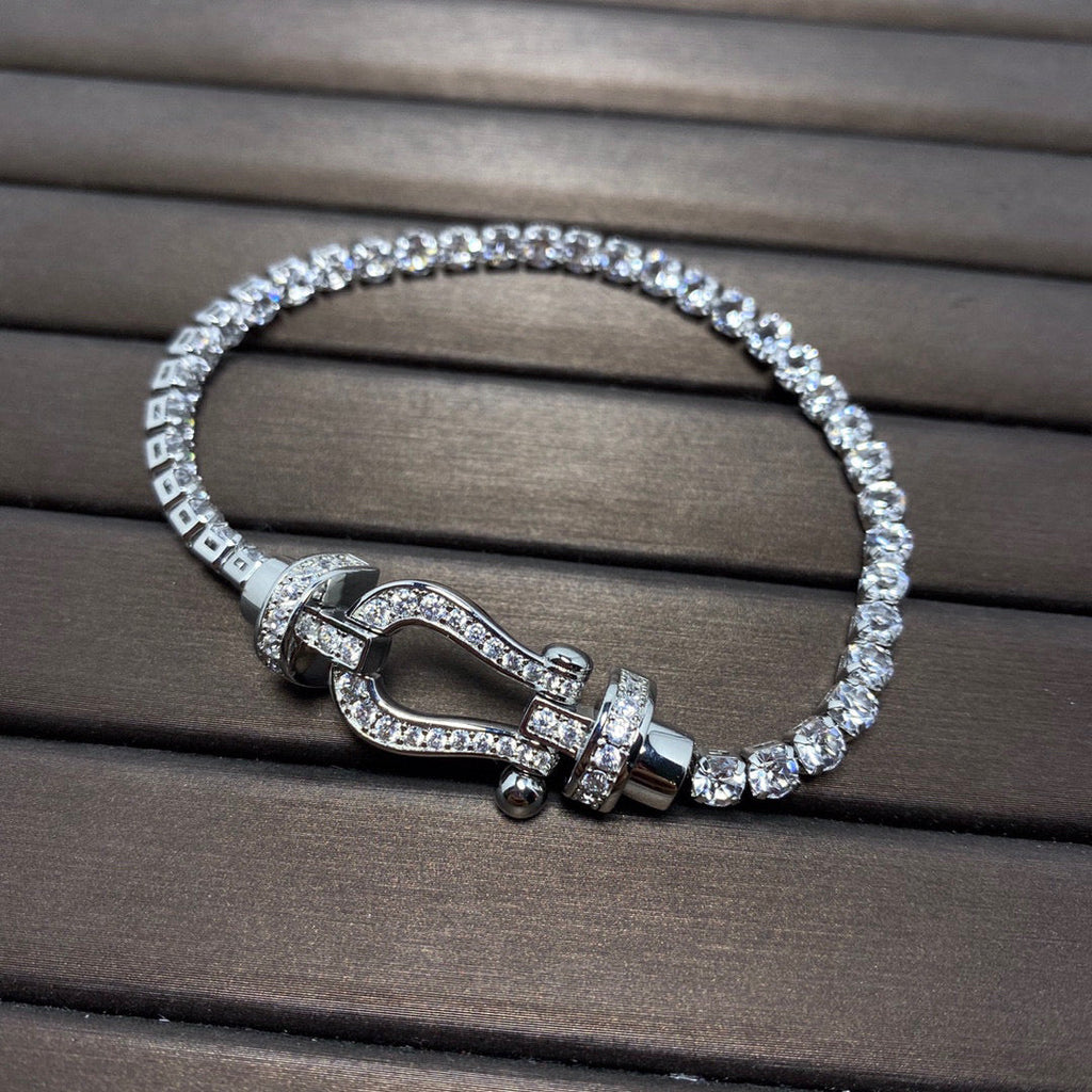 ¡®Jewelicorn¡¯FORCE  HORSESHOE  DIAMOND TENNIS BRACELET