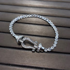 ¡®Jewelicorn¡¯FORCE  HORSESHOE  DIAMOND TENNIS BRACELET