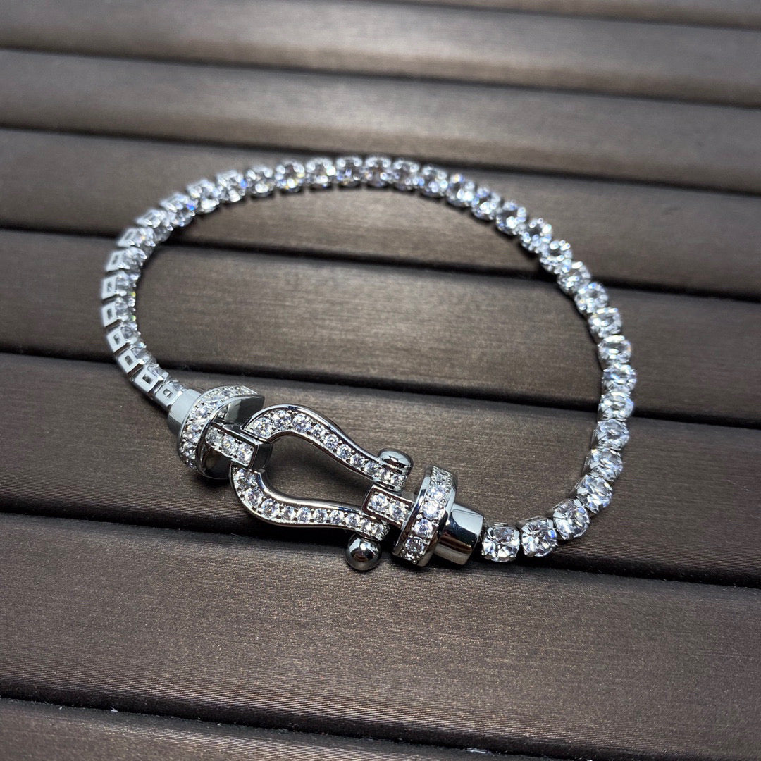 ¡®Jewelicorn¡¯FORCE  HORSESHOE  DIAMOND TENNIS BRACELET
