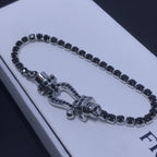 ¡®Jewelicorn¡¯FORCE  LARGE HORSESHOE FULL DIAMOND TENNIS BRACELET
