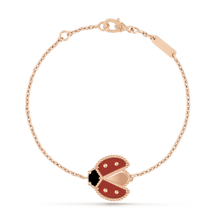 ¡®Jewelicorn¡¯LUCKY SPRING 1 MOTIF PINK GOLD BRACELET