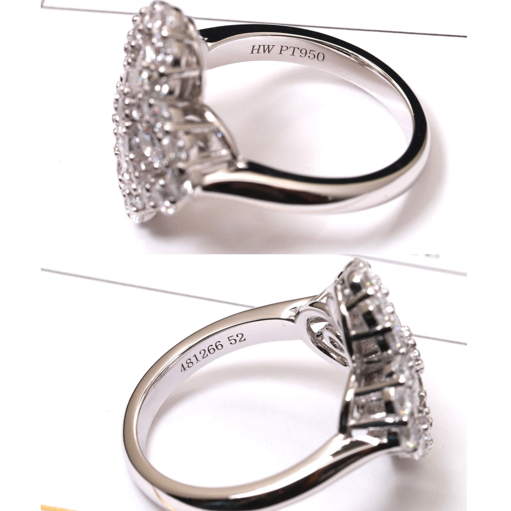 ¡®Jewelicorn¡¯LOOP RING FULL MOTIF DIAMOND 16MM SILVE