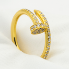 ¡®Jewelicorn¡¯JUSTE RING 1.8MM GOLD DIAMONDS
