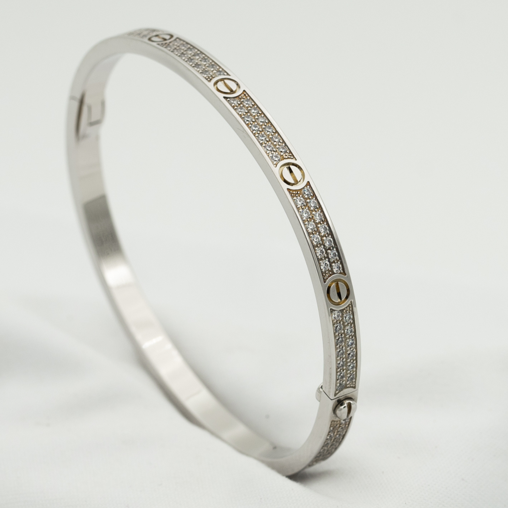 ¡®Jewelicorn¡¯LOVE BRACELET 3.65MM DIAMOND-PAVED