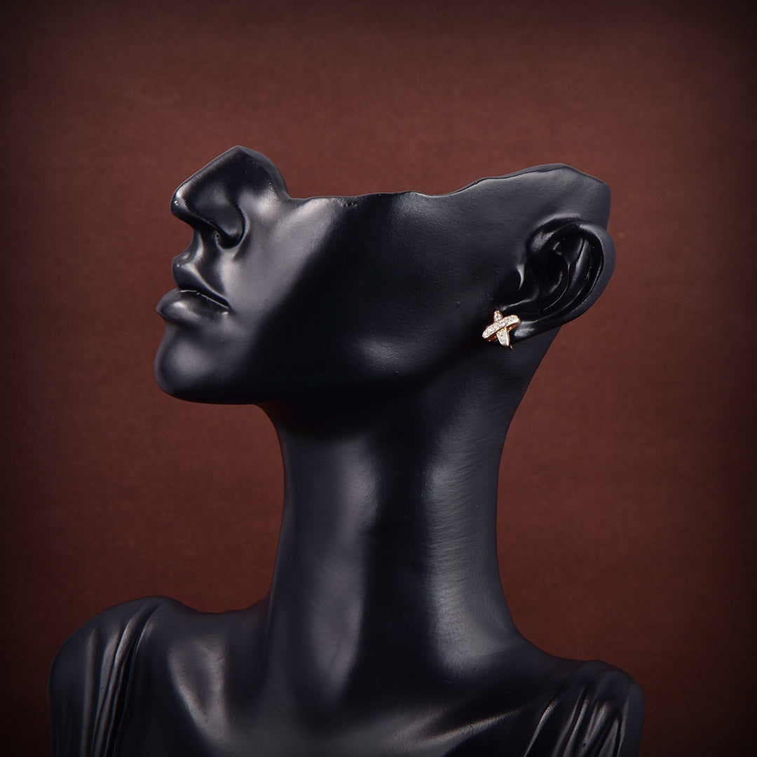 ¡®Jewelicorn¡¯JEUX DE GOLD DIAMOND EARRINGS