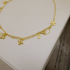¡®Jewelicorn¡¯BLOOMING SUPPLE NECKLACE BRASS