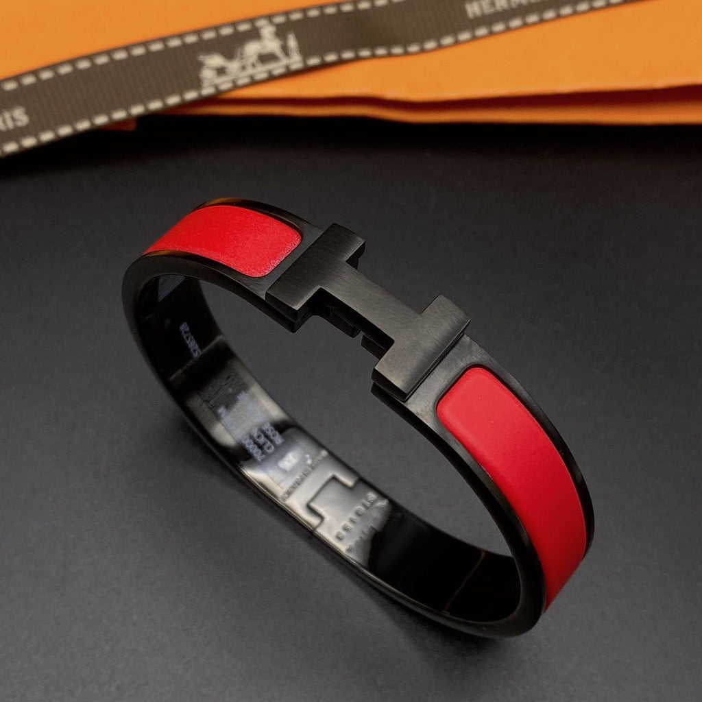 ¡®Jewelicorn¡¯CLIC HM SO BLACK RED BRACELET