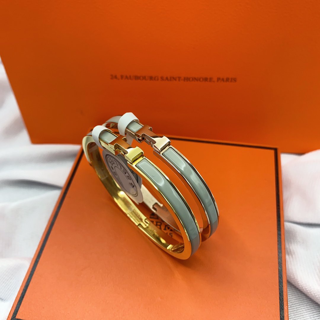 ¡®Jewelicorn¡¯CLASSIC HM CLIC GREEN 8MM ENAMEL BRACELET