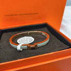 ¡®Jewelicorn¡¯CLASSIC HM CLIC GREEN 8MM ENAMEL BRACELET