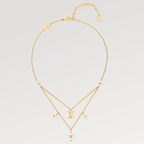 ¡®Jewelicorn¡¯FLOWERGRAM GOLD MOP DOUBLE ROW NECKLACE